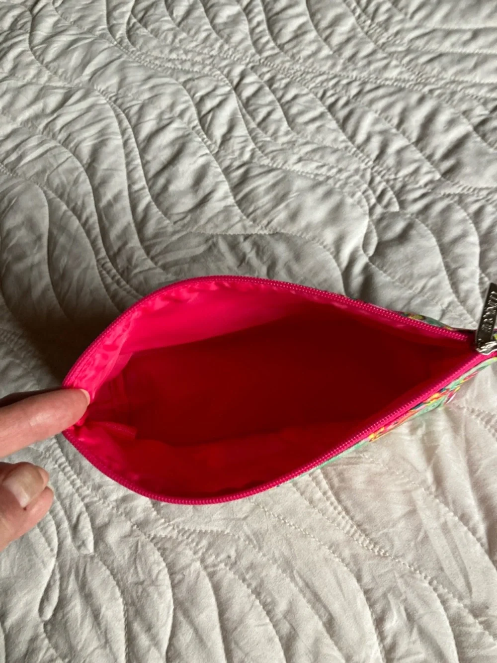 Clinique Heart Print Cosmetic Pouch